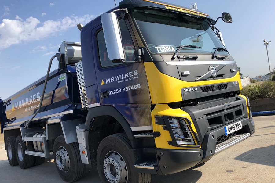 Dorset aggregate delivery truck